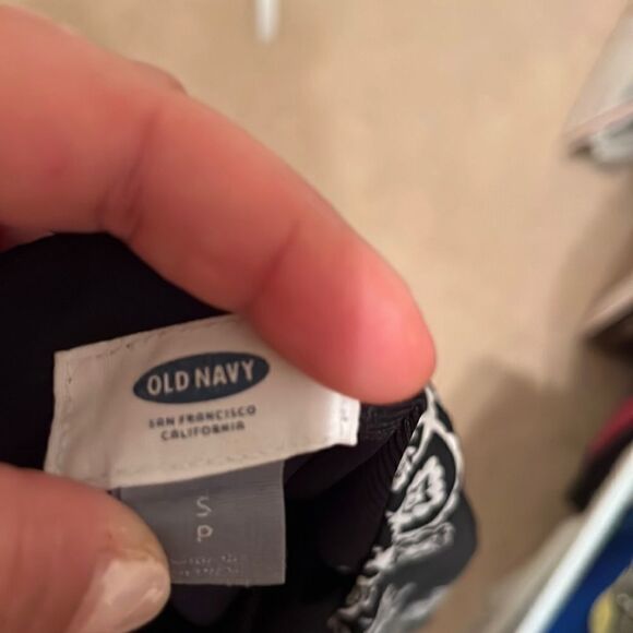 OLD Navy Black And Grey Patterned Mini Dress. Size S/P - Picture 4 of 5